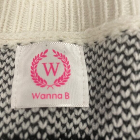 Wanna B Women's Cheetah Print Pullover Sweater Long Sleeve Size Large - Picture 8 of 9